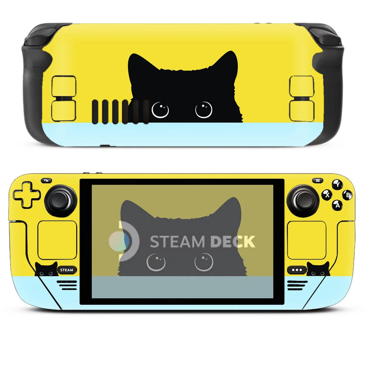 Black Cat Steam Deck Sticker
