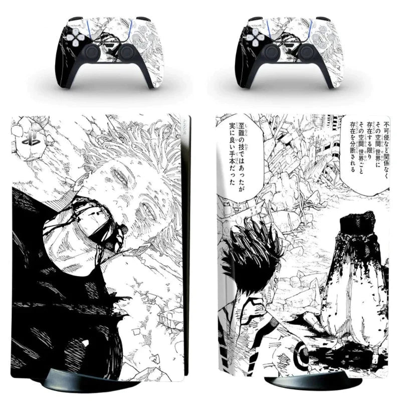 Gojo Death Jujutsu Kaisen PS5 Sticker