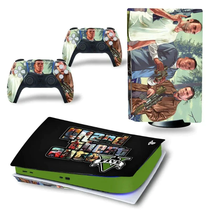 Grand Theft Auto Characters Sticker PS5