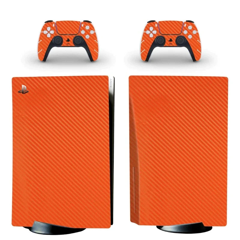 Orange Texture PS5 Sticker