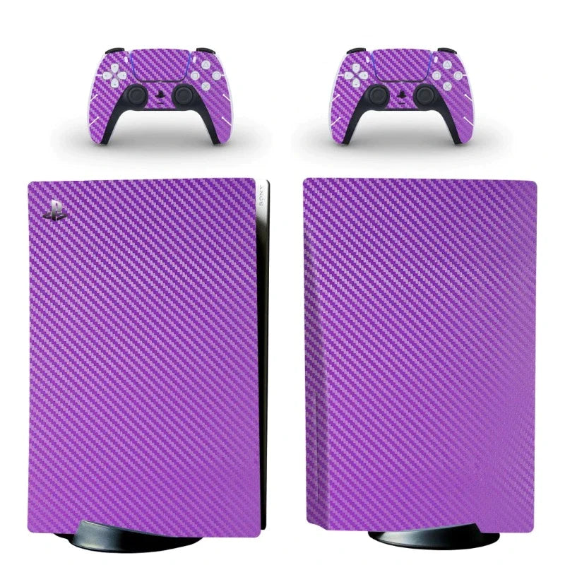 Purple Cross Texture PS5 Sticker
