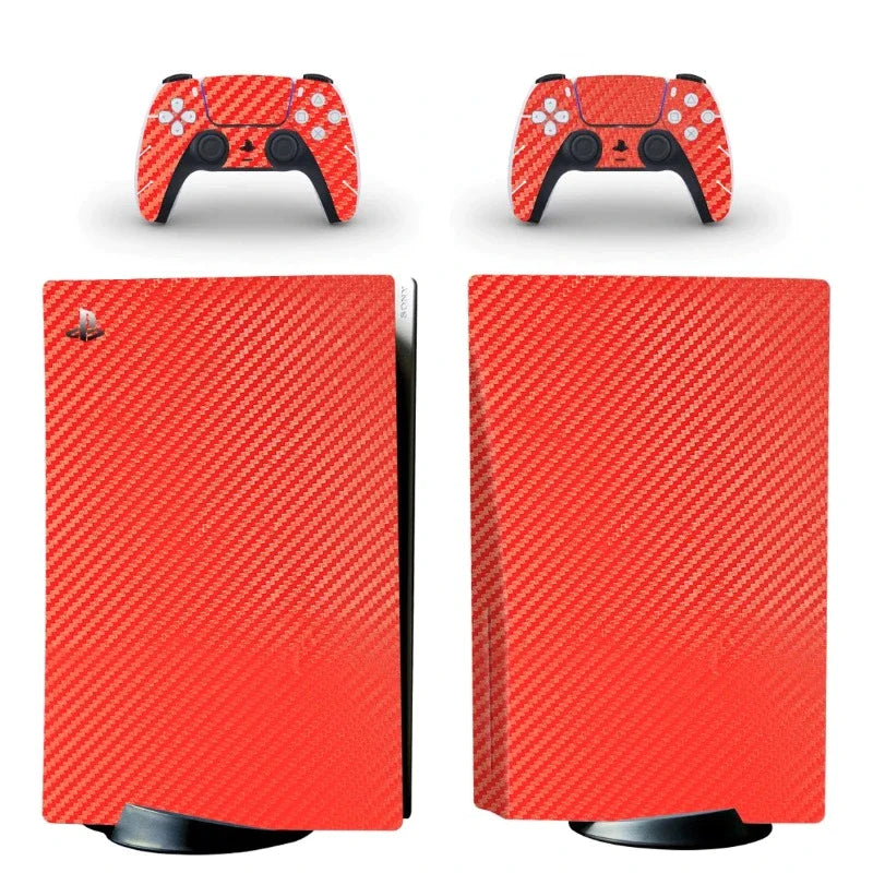 Red Texture PS5 Sticker