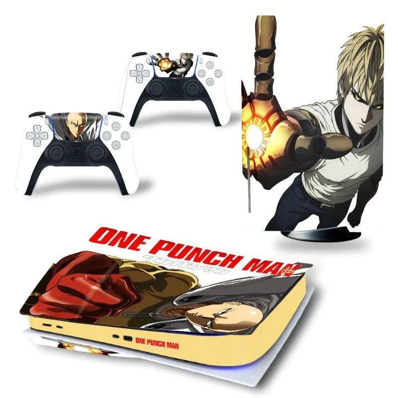 Saitama Genos One Punch Man Sticker PS5