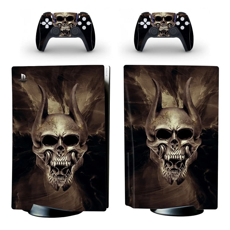 Skull Horns PS5 Sticker