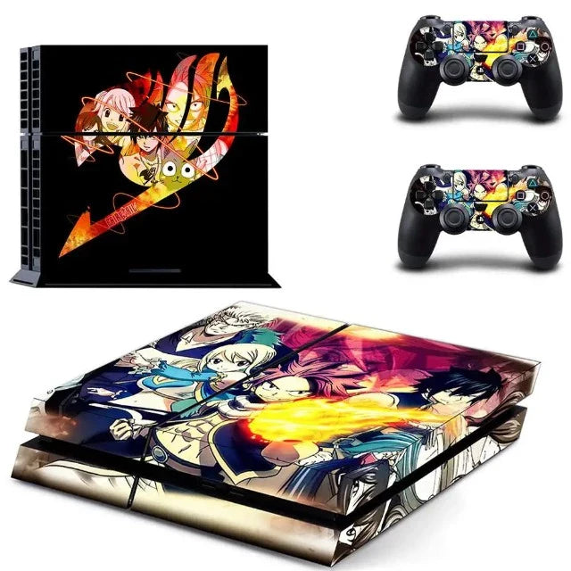 Sticker Autocollant PS4 Fairy Tail Natsu Fire