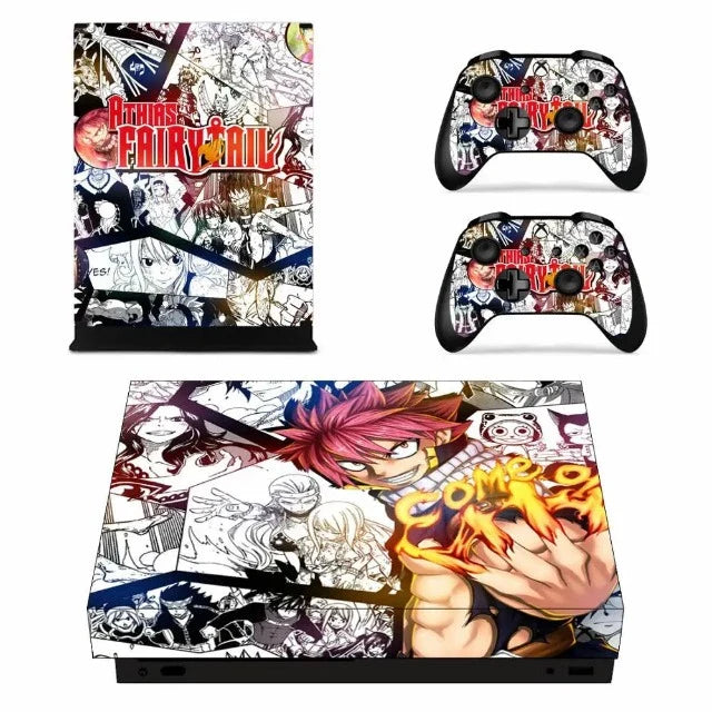 Sticker Autocollant Xbox One Fairy Tail Natsu Dragon Force