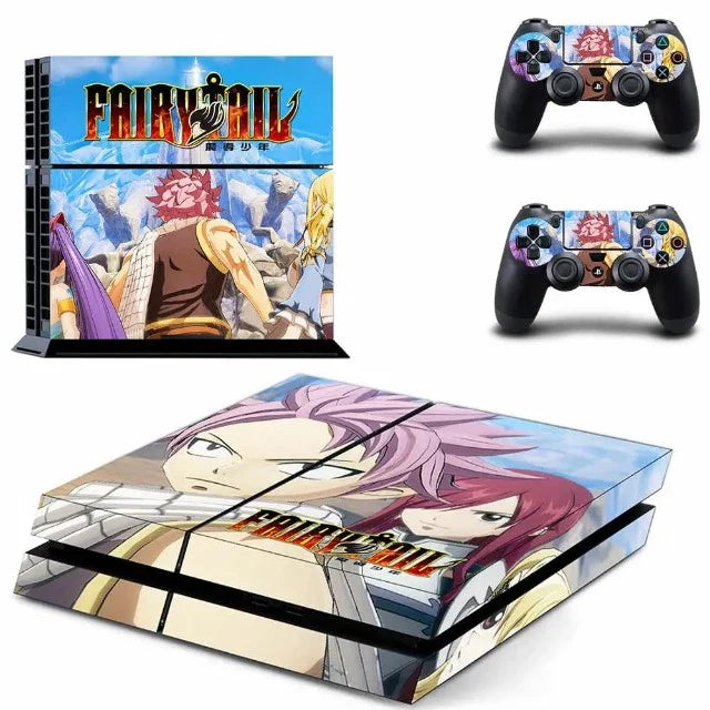 Sticker Autocollant PS4 Fairy Tail Natsu & Erza