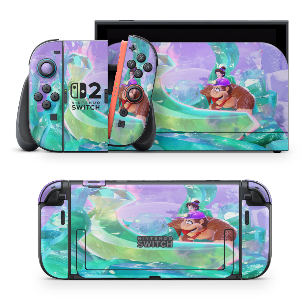 Donkey Kong crystal Nintendo Switch Sticker