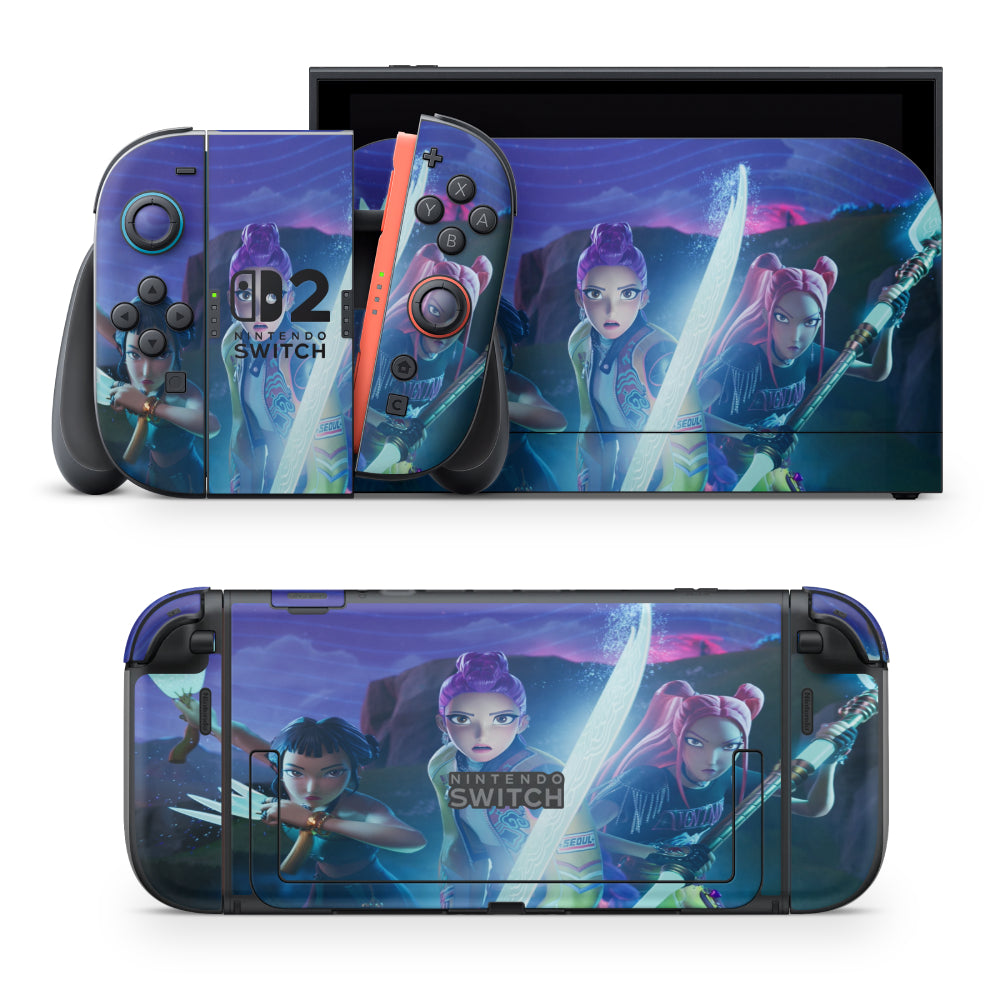 Demon Hunters Fortnite Nintendo Switch Sticker