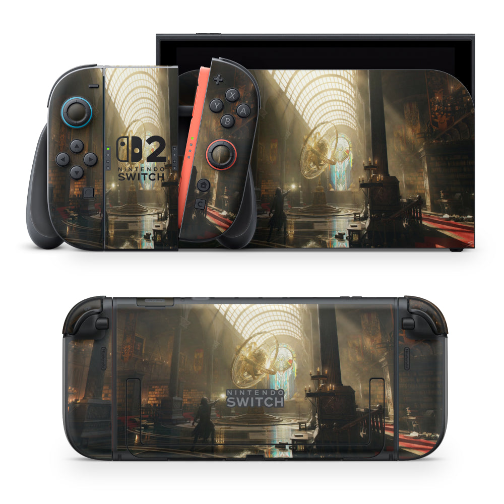 Hogwarts Legacy Library Nintendo Switch Sticker