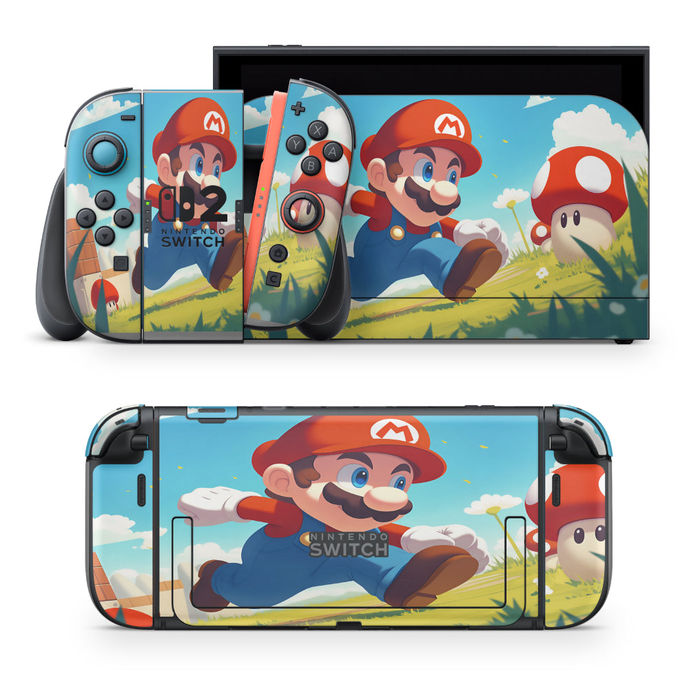 Mario Nintendo Switch Sticker