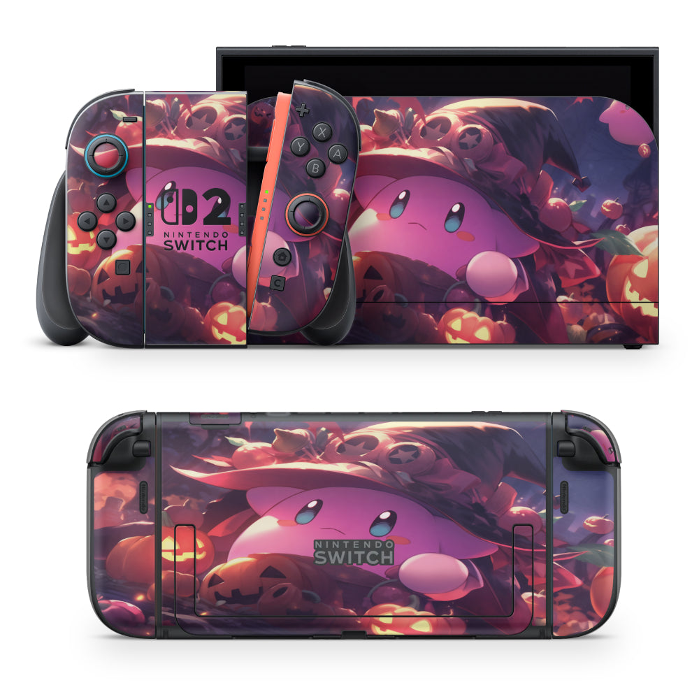 Kirby witch hat Nintendo Switch Sticker