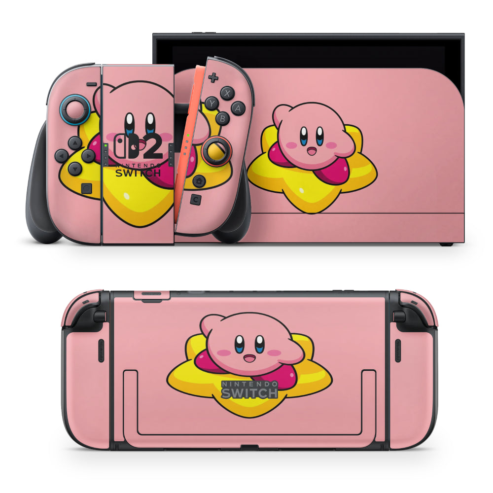 Kirby Nintendo Switch Sticker