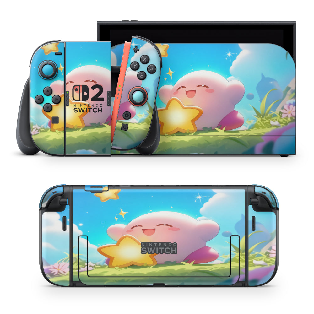 Kirby star Nintendo Switch Sticker