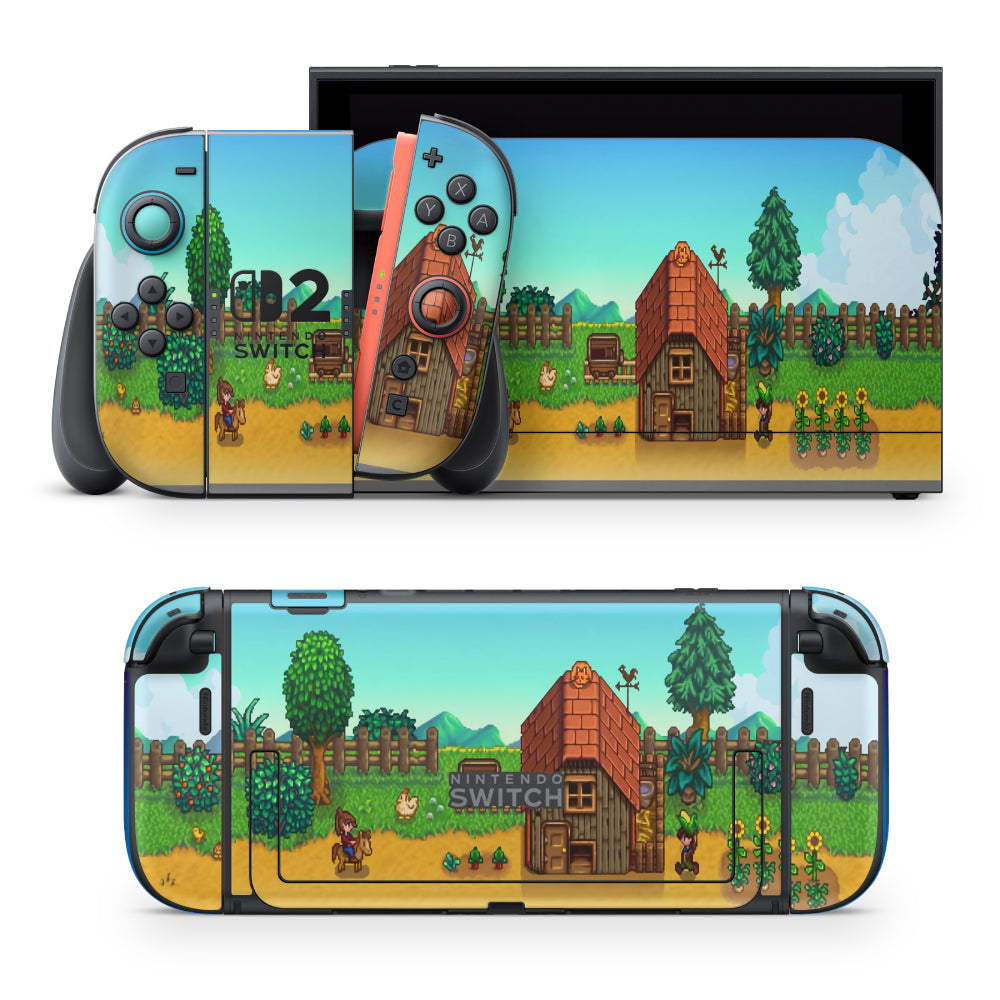 Stardew Valley farm Nintendo Switch Sticker