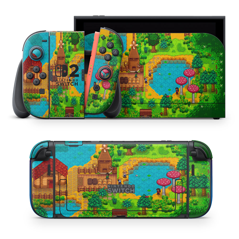 Stardew Valley lake Nintendo Switch Sticker