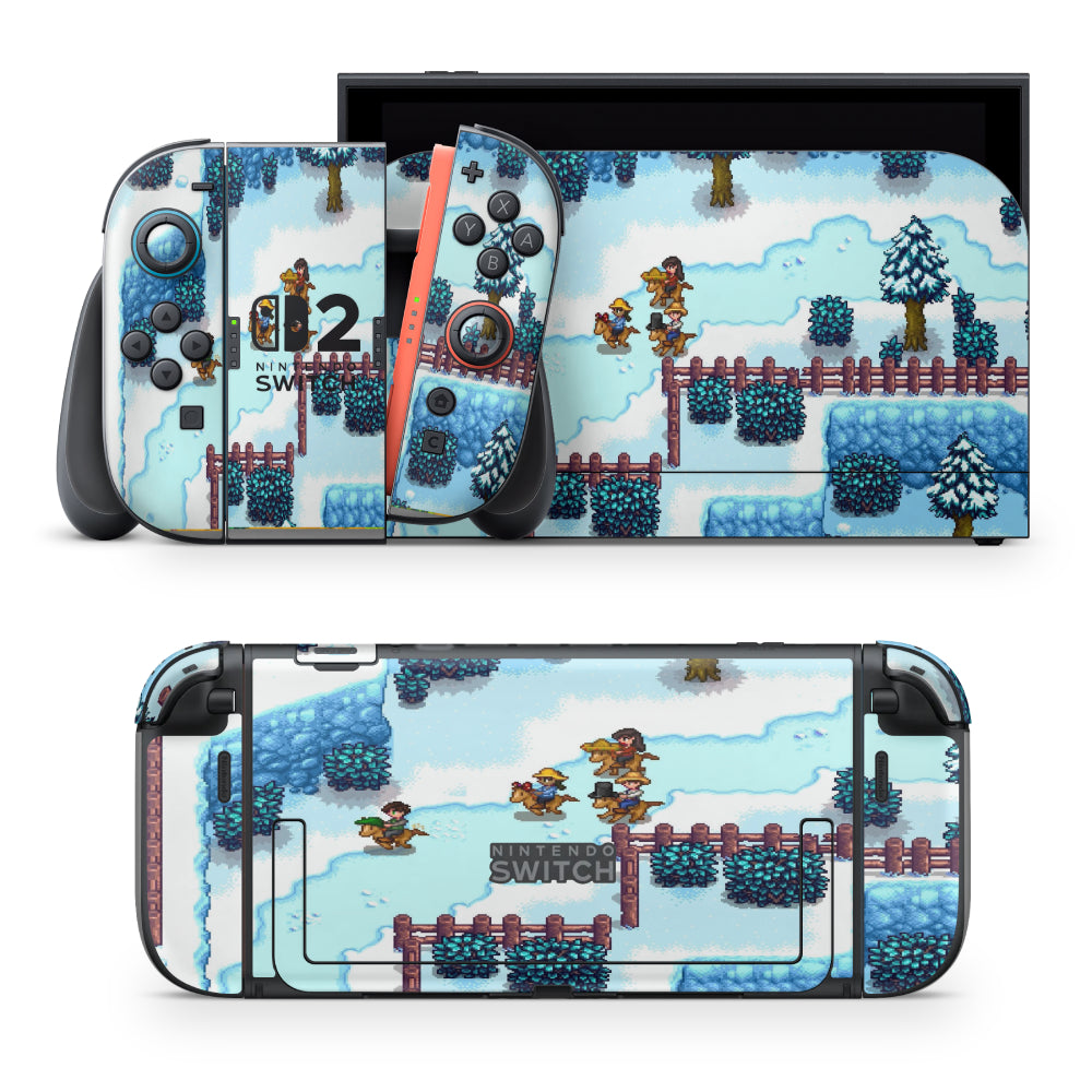 Stardew Valley winter Nintendo Switch Sticker