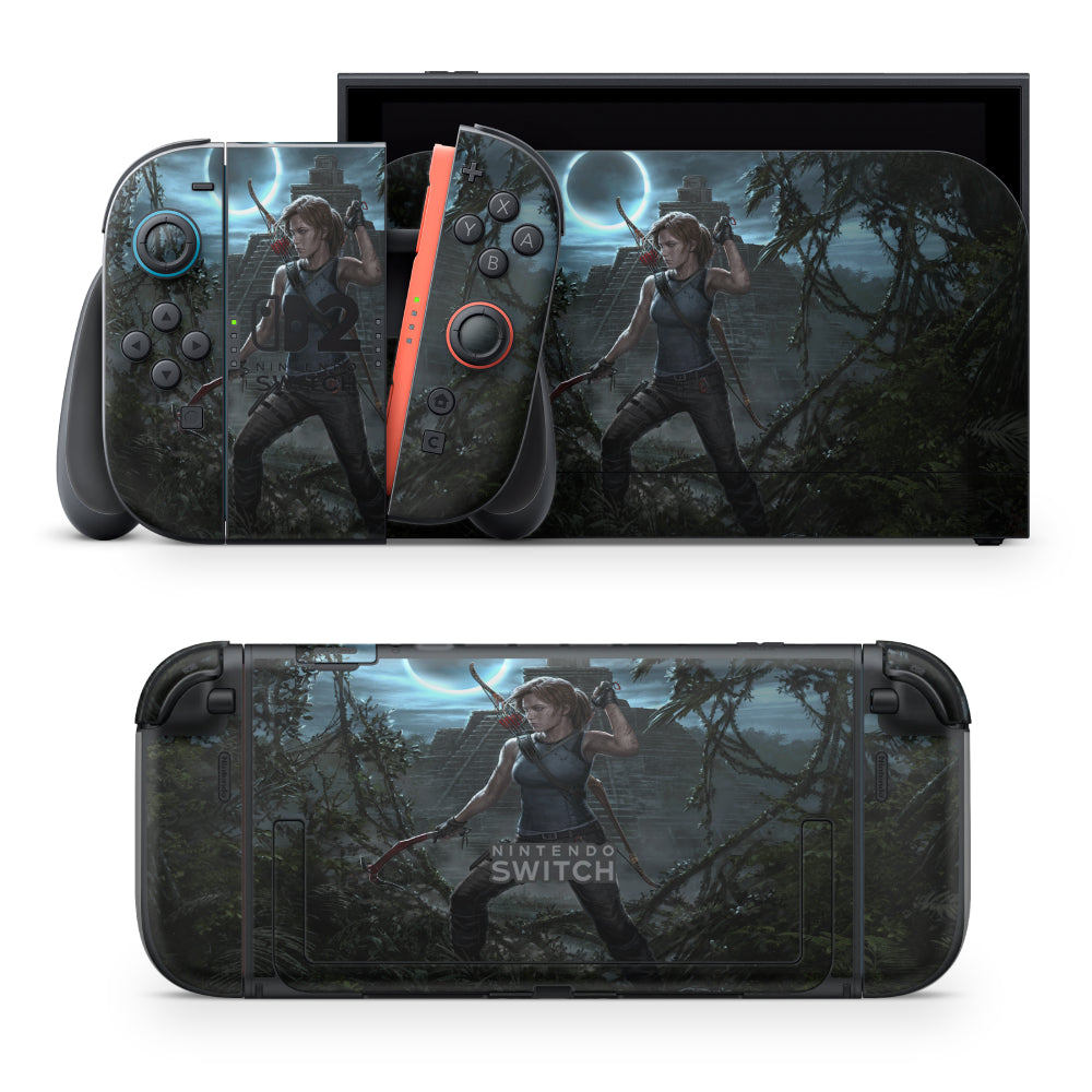 Tomb Raider Moon Nintendo Switch Sticker