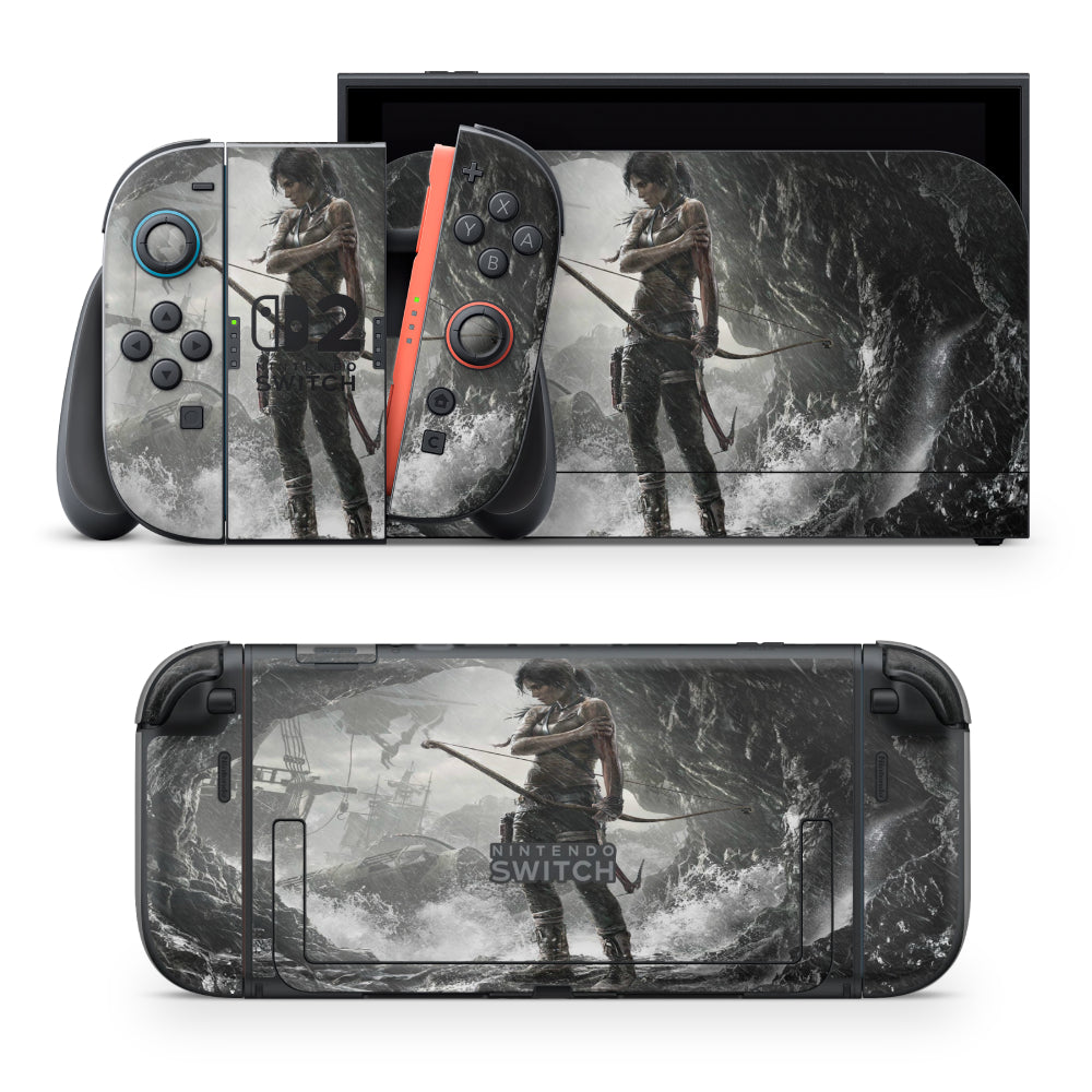Lara Croft Tomb Raider Nintendo Switch Sticker