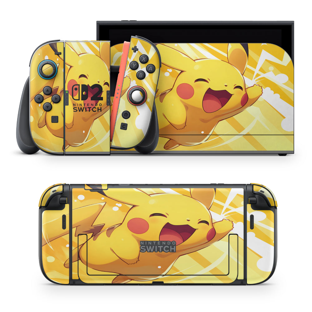 Pikachu Pokemon Nintendo Switch Sticker