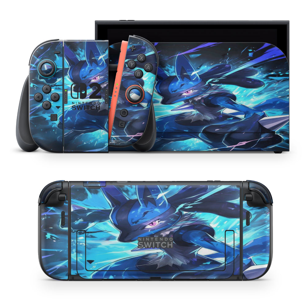 Lucario Pokemon Nintendo Switch Sticker