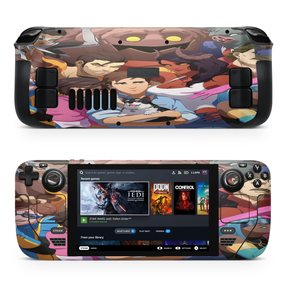 Dispatch characters Steam Deck Sticker