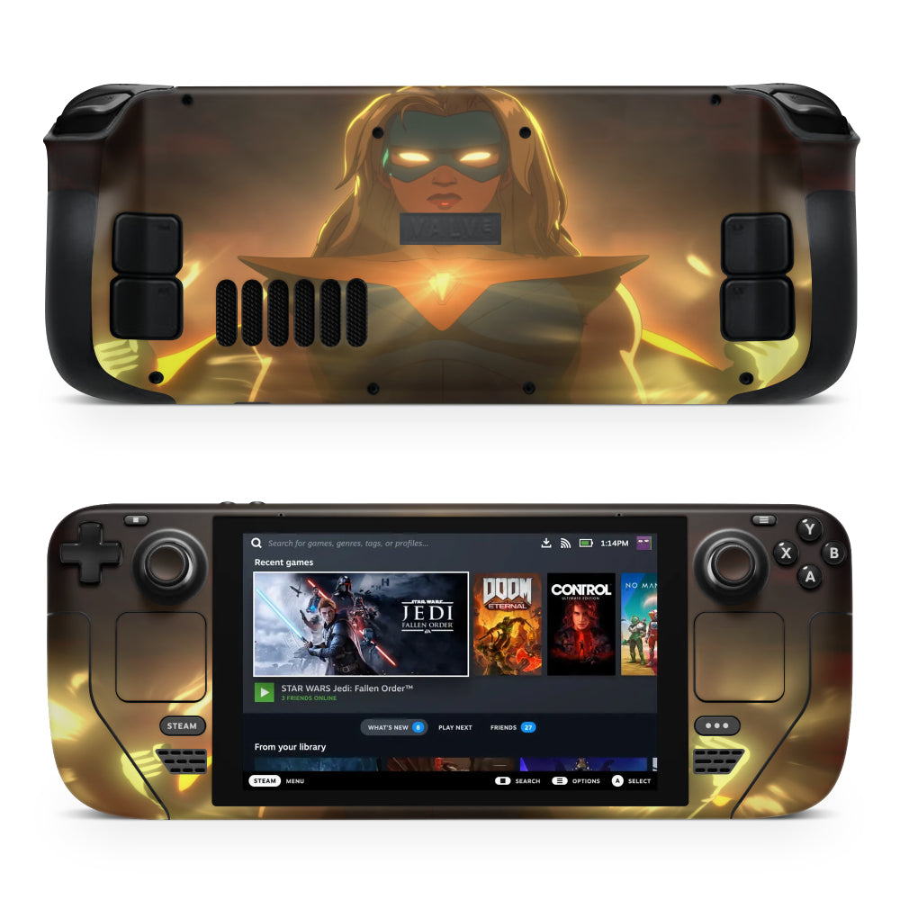 Blonde Blazer Dispatch Steam Deck Sticker