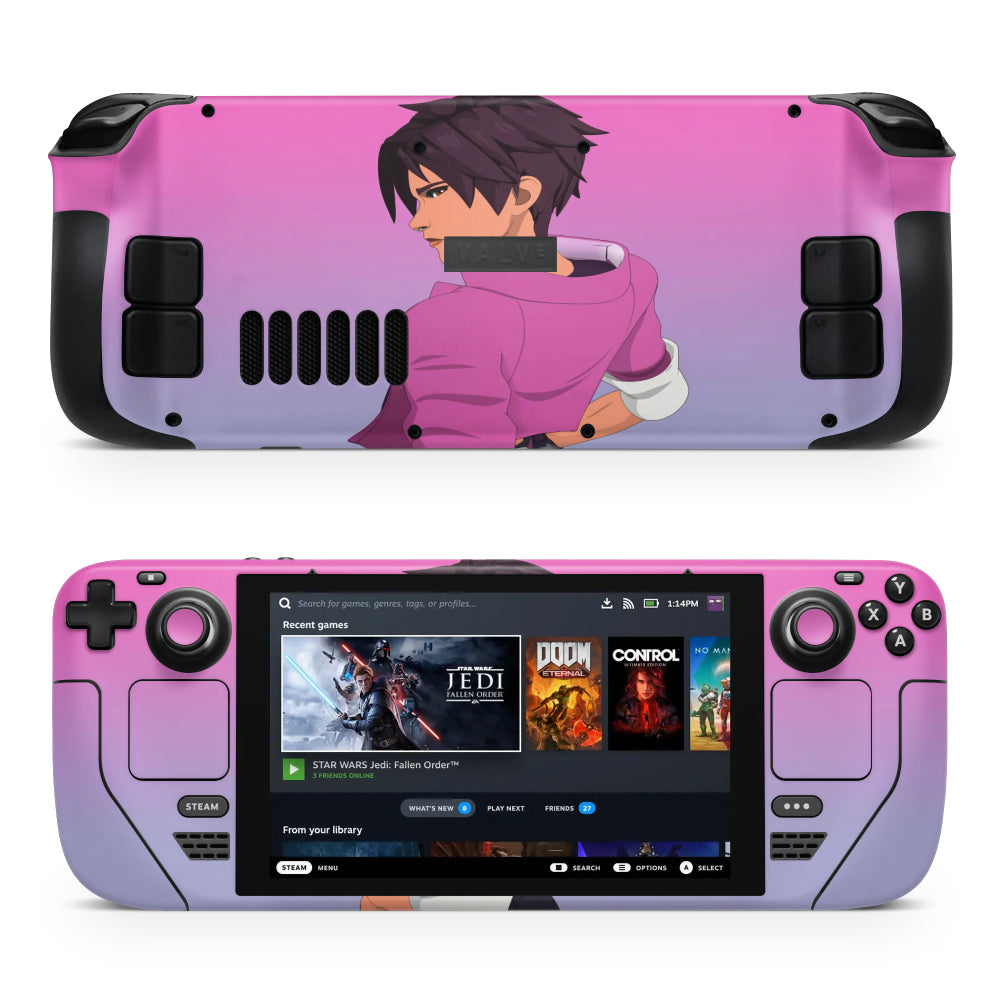 Invisigal Dispatch Steam Deck Sticker