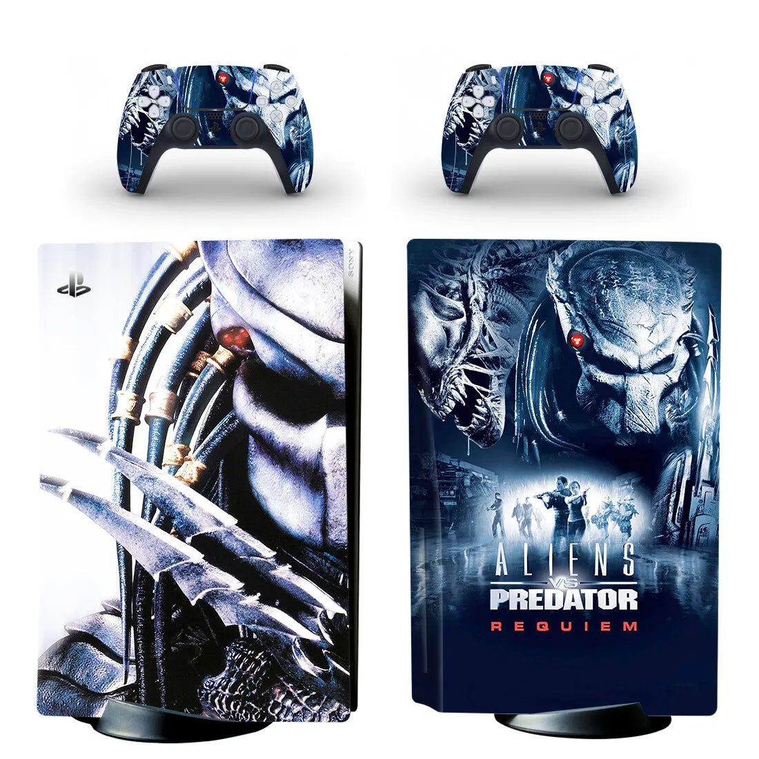 Pegatina Requiem Alien VS Predator PS5 