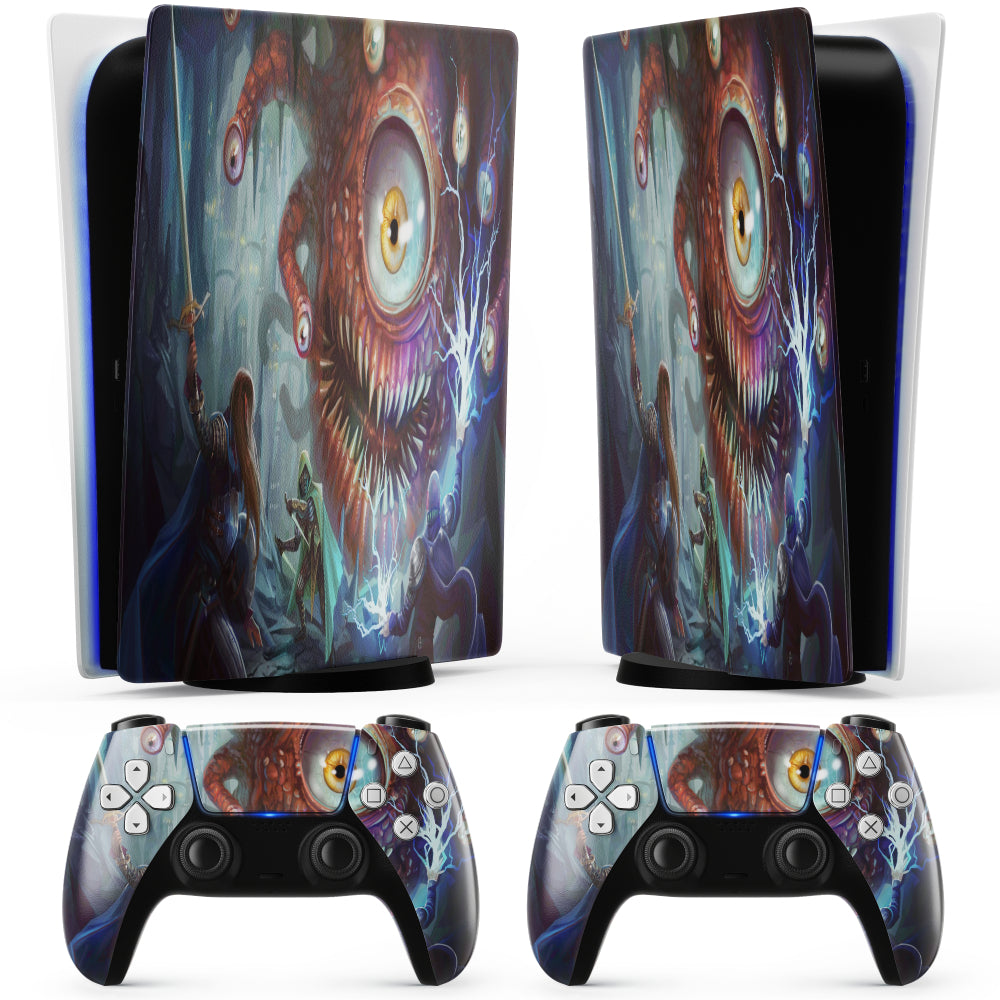 Baldur's Gate Beholder PS5 sticker