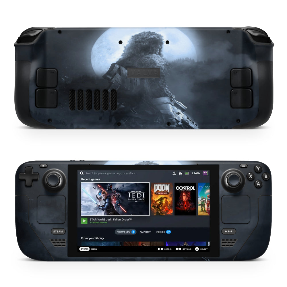 Battlefield Tarnmuster Steam Deck Aufkleber