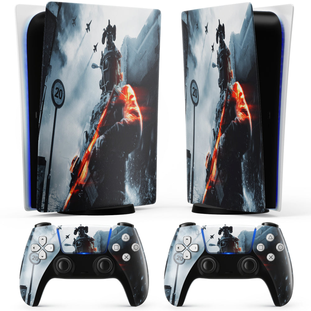 Battlefield grey cover PS5 sticker