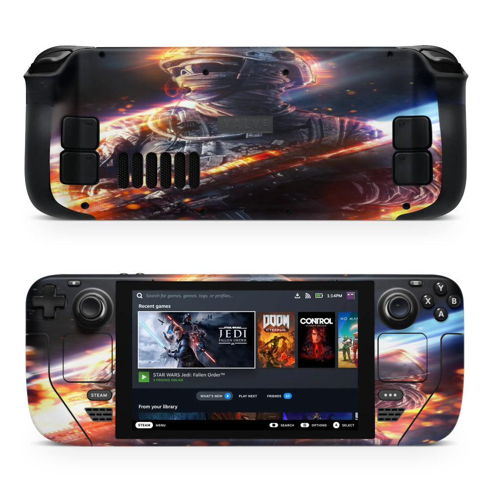 Battlefield soldier Steam Deck Sticker