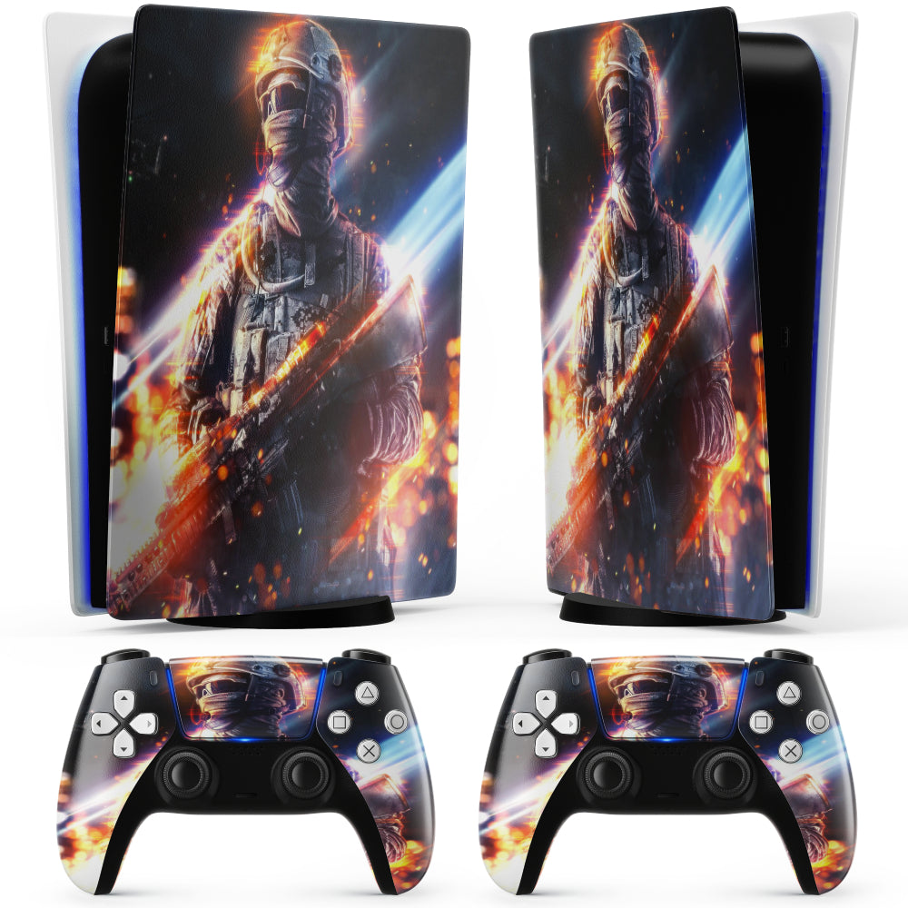 Battlefield soldier sticker PS5