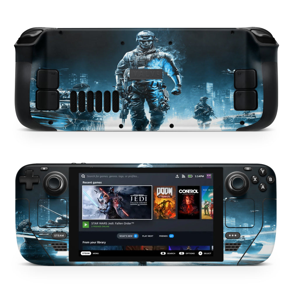 Adesivo Battlefield per Steam Deck