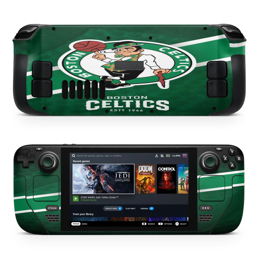 Autocollant Steam Deck Boston Celtics NBA