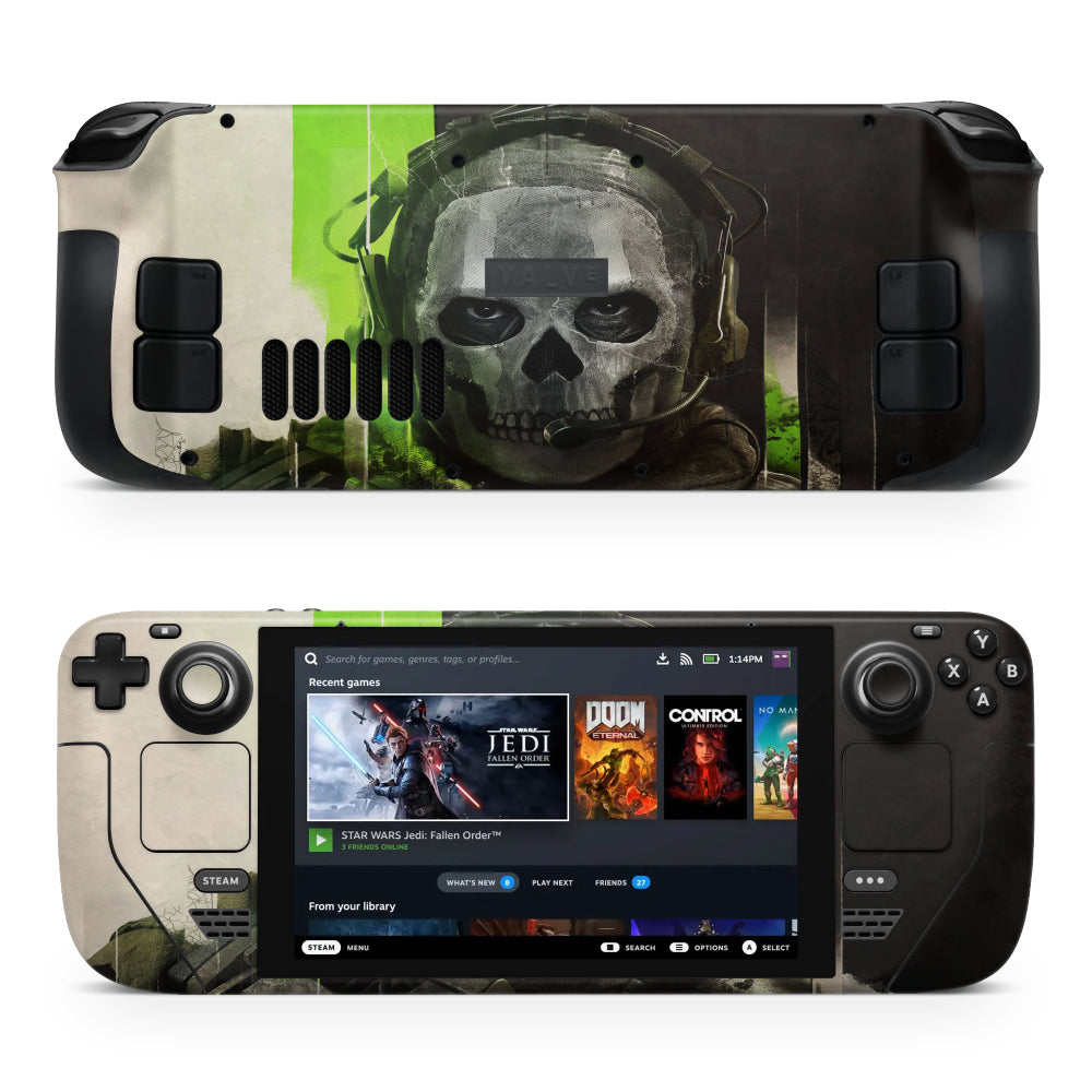 Pegatina de Call of Duty Modern Warfare para Steam Deck