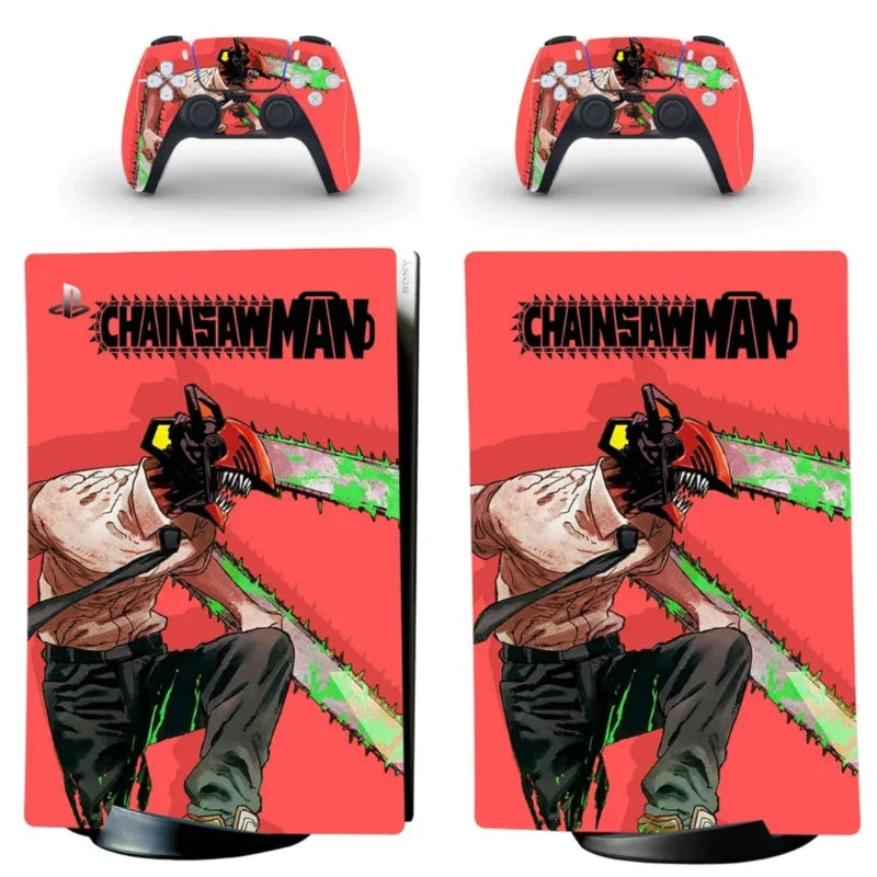 Chainsaw Man PS5 Sticker
