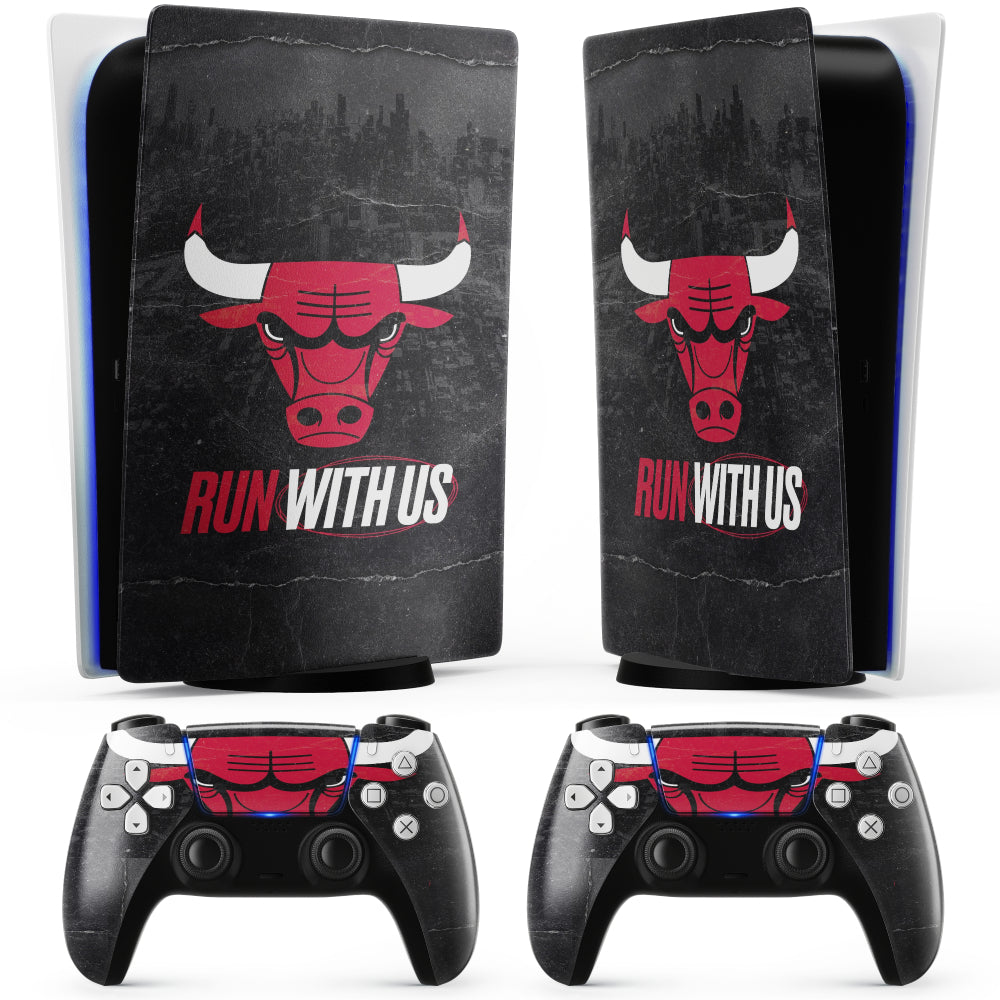 Chicago Bulls NBA PS5 sticker