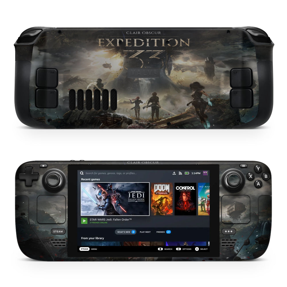 Sticker Clair Obscur Expedition 33 pour Steam Deck