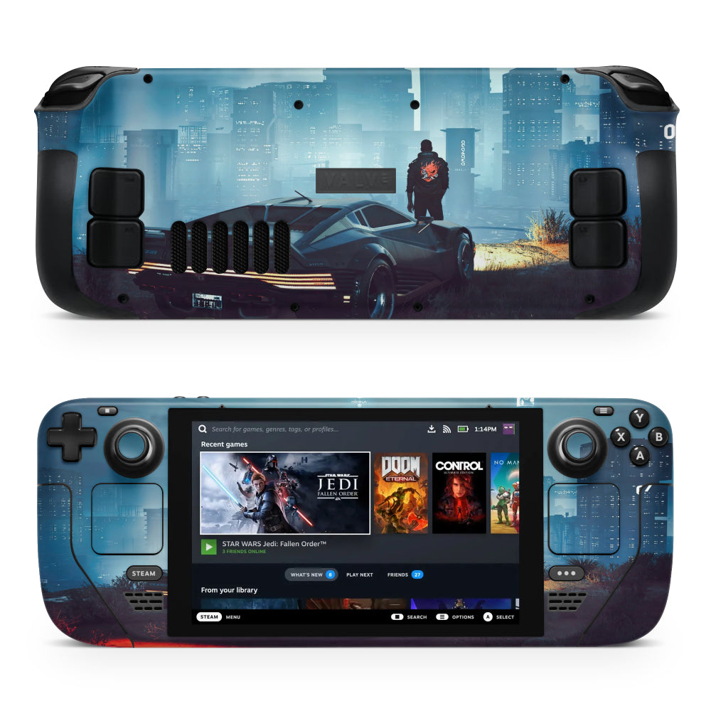 Cyberpunk 2077 car Steam Deck Sticker