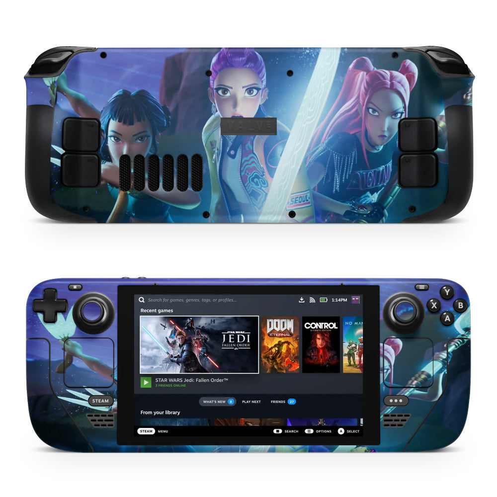 Demon Hunter Fortnite Steam Deck Sticker