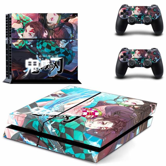 Adesivo PS4 Demon Slayer "Tanjiro &amp; Nezuko" Playstation