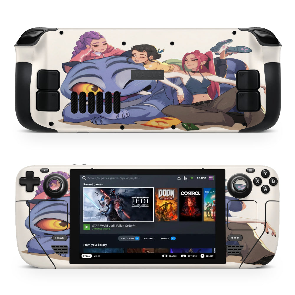 Adesivo Derpy KPop Demon Hunters per Steam Deck