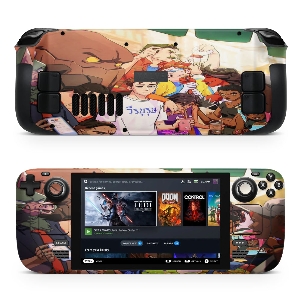 Dispatch Z-team Steam Deck Sticker