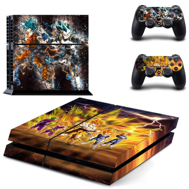 Dragon Ball Z characters PS4 Sticker Playstation