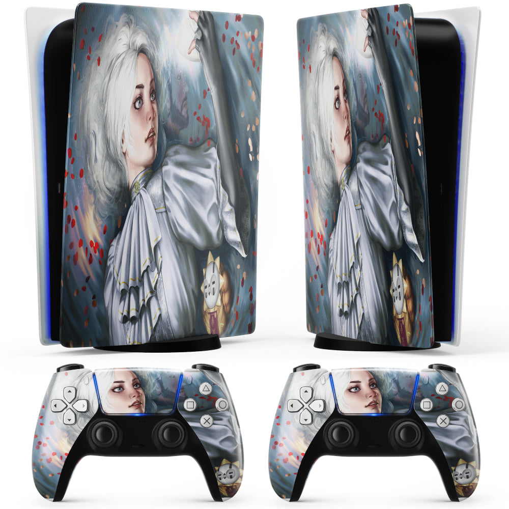 Expedition 33 grey hair Maelle PS5 sticker