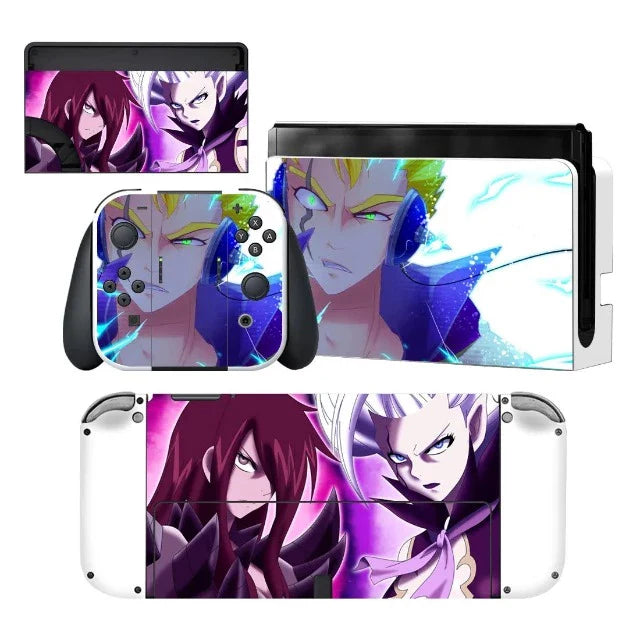 Fairy Tail Erza Mirajane Laxus Nintendo Switch Sticker