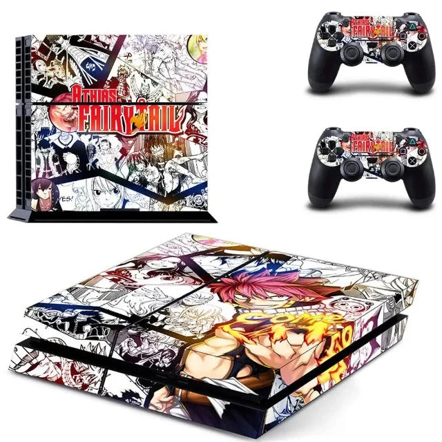Pegatina Fairy Tail Natsu Dragon Force para PS4