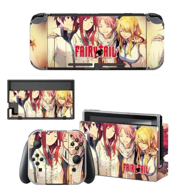 Fairy Tail Natsu Lucy Gray Erza Nintendo Switch Sticker